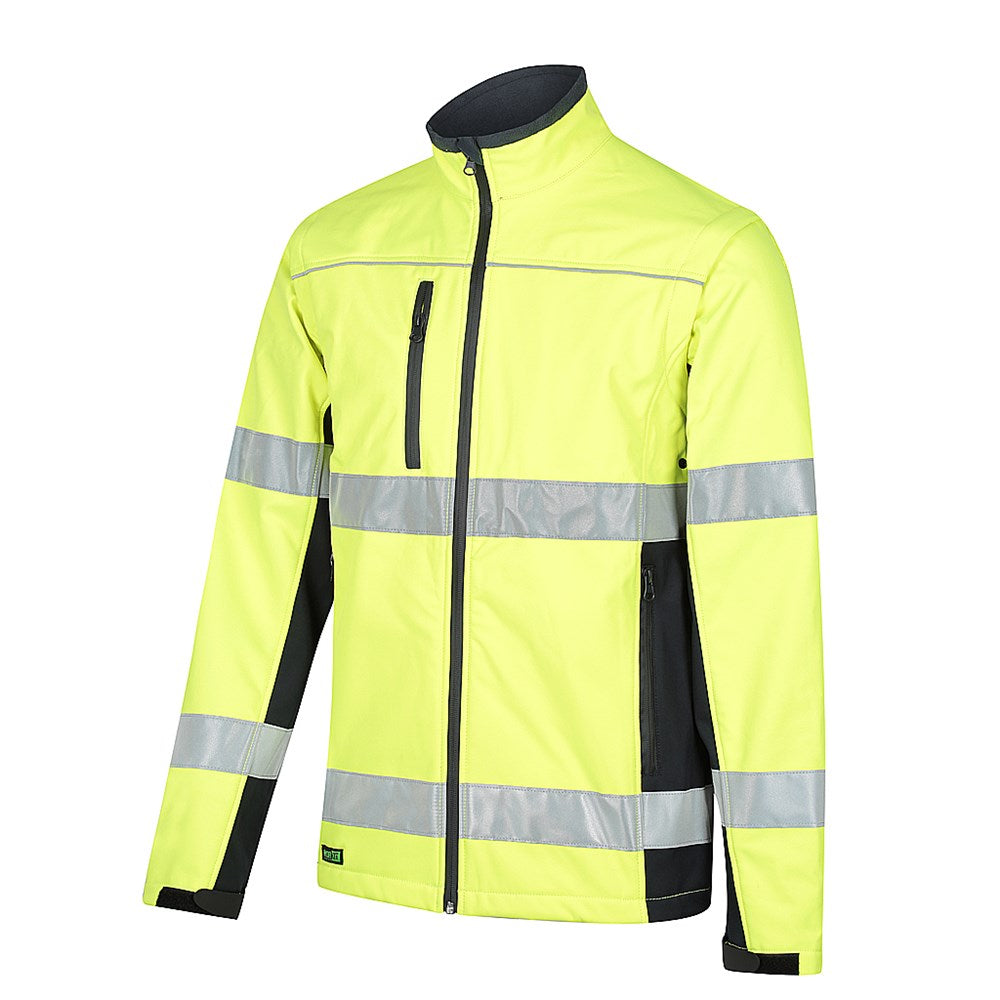Hi-vis Soft Shell 2 In 1 Biomotion Taped Jacket - Image 3