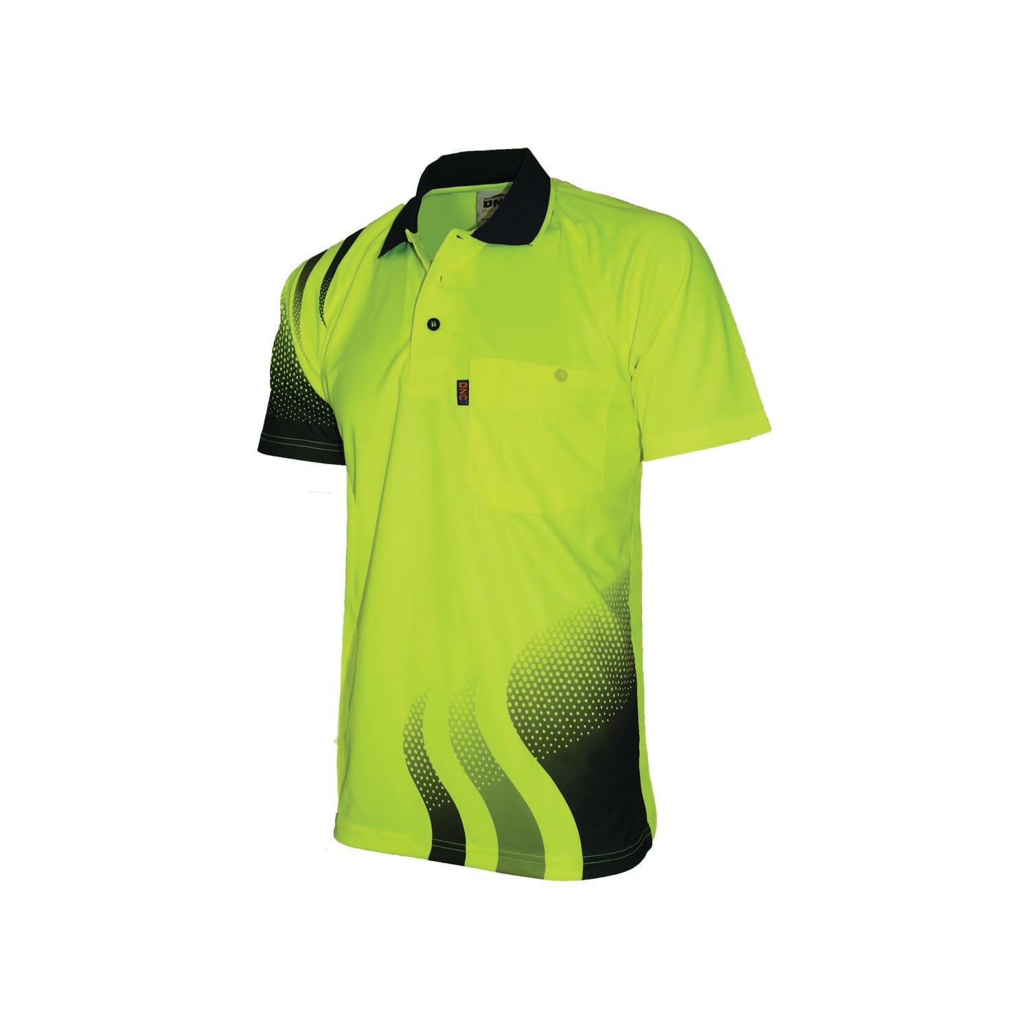Dnc 3563 Hivis Sublimated Wave Polo