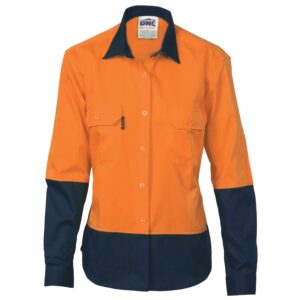 DNC 3940 Ladies Hi-Viz L/SL Shirt
