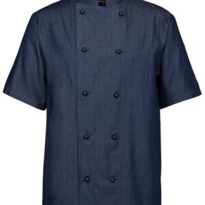 Jbs Denim S/s Chefs Jacket 5cds