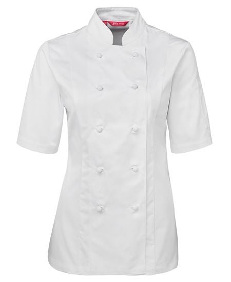 Jbs Ladies S/s Chefs Jacket 5cj21