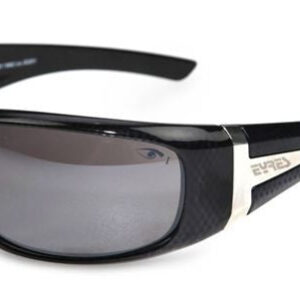 Eyres SPACE Shiny Black Frame Grey Flash Silver Lens