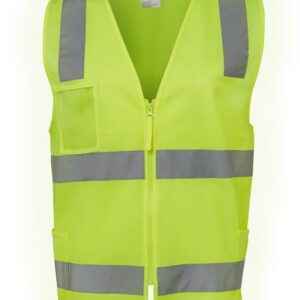 Jbs Hv D+n Zip Safety Vest 6dnsz