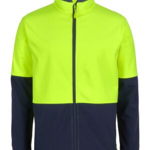JB's Wear 6HRJ Hi-Vis Water Resist Softshell Jacket