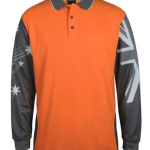 Jbs Hv L/s Southern Cross Polo 6hscl