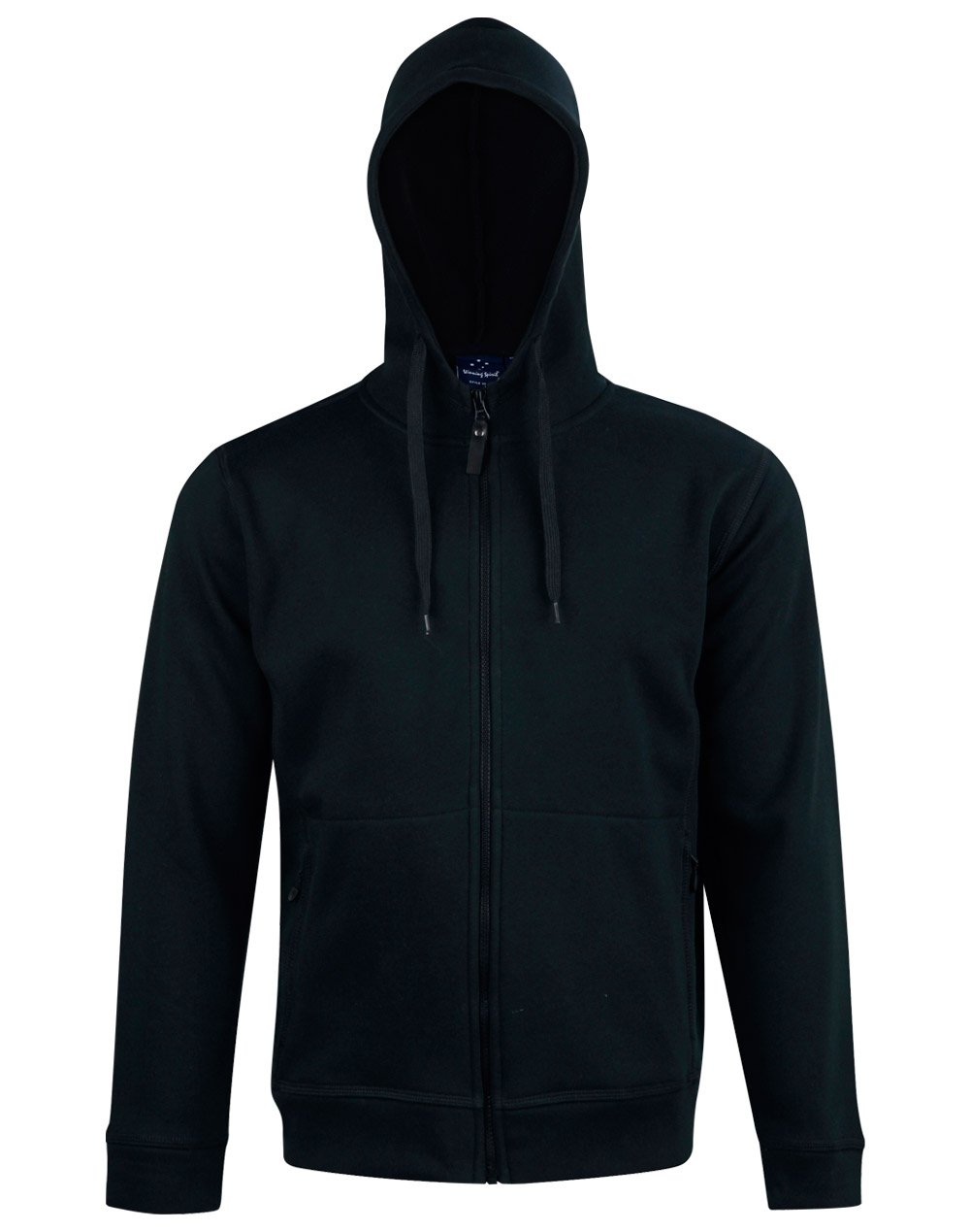 Winning Spirit Fl17 Passion Pursuit Mens Full Zip Contrast Fleece Hoodie - Image 3
