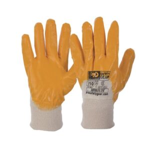 Pro Choice NBR Super Lite Orange 3/4 Nitrile Dipped Glove