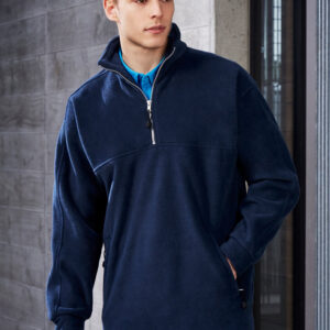 Bizcollection Pf380 Mens Heavy Weight 1/2 Zip Winter Fleece