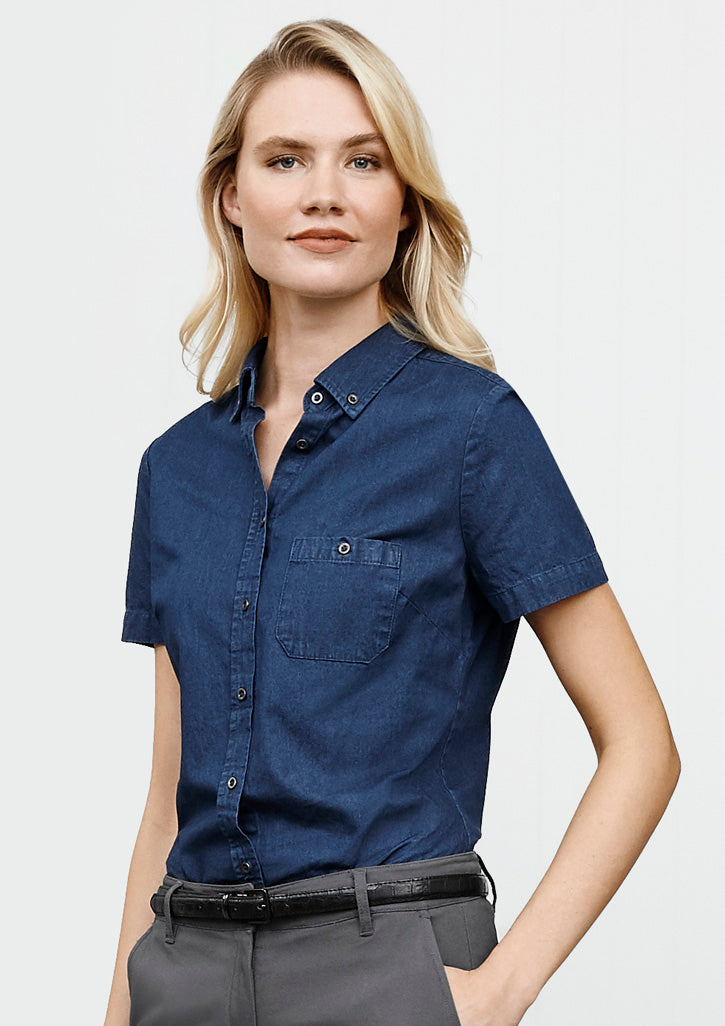 Bizcollection S017ls Indie Ladies Short Sleeve Shirt