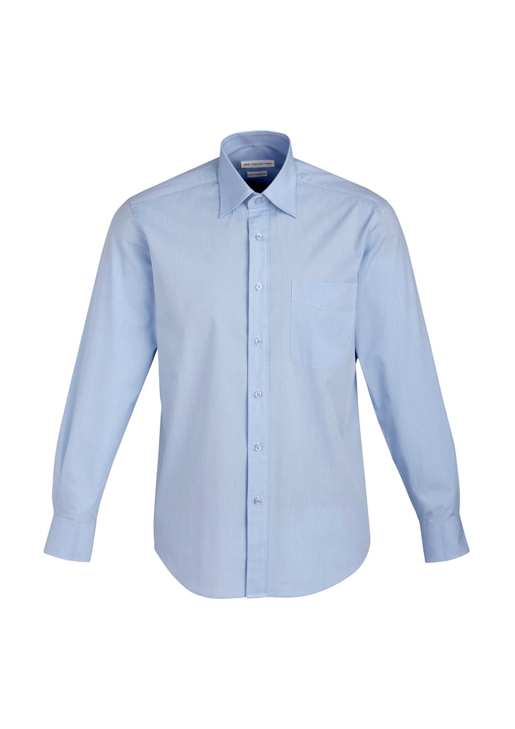 Bizcollection S122ml Mens Chevron Long Sleeve Shirt - Image 2