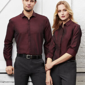 Bizcollection S504lt Ladies Hemingway 3/4 Sleeve Shirt