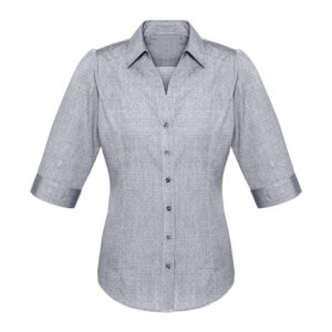 Bizcollection S622lt Ladies Trend 3/4 Sleeve Shirt