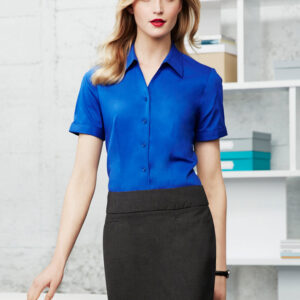 Bizcollection S770ls Ladies Monaco Short Sleeve Shirt
