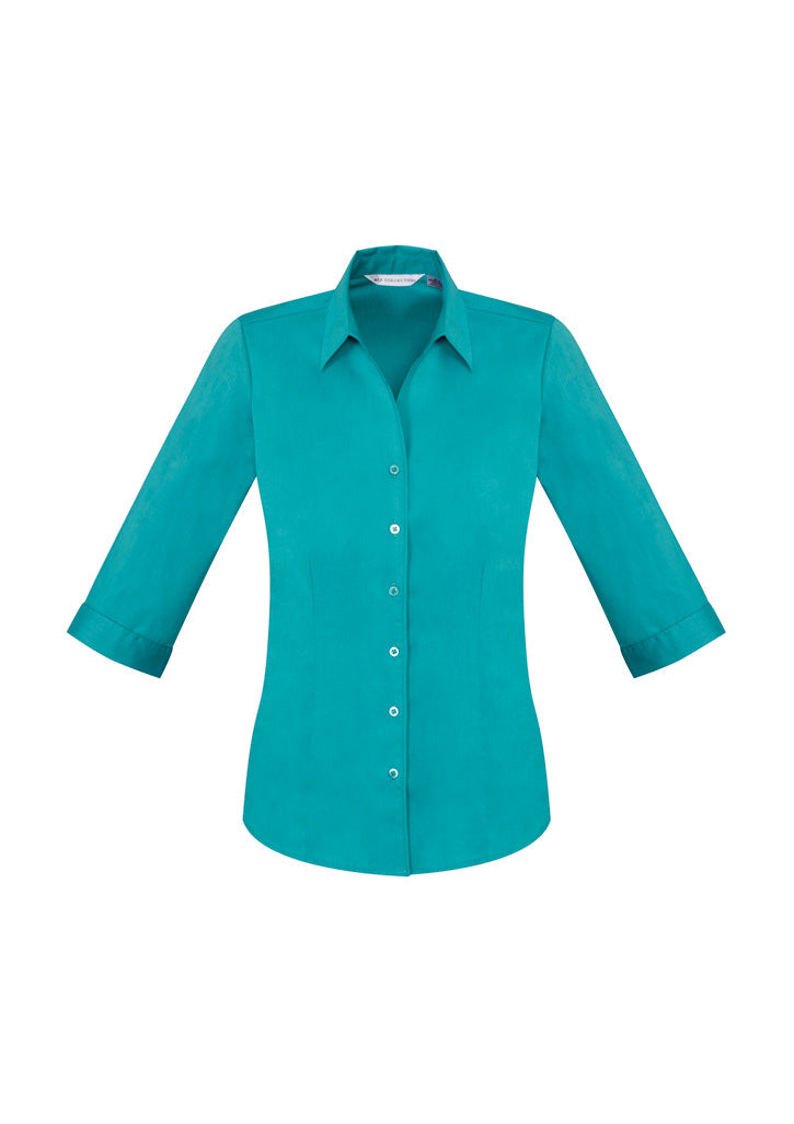 Bizcollection S770lt Ladies Monaco 3/4 Sleeve Shirt - Image 2