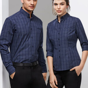 Bizcollection S820lt Ladies Harper 3/4 Sleeve Shirt