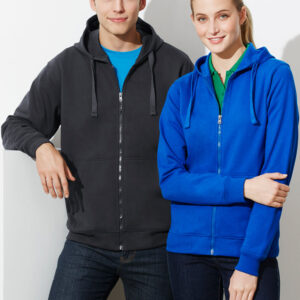 Bizcollection Sw762m Mens Crew Zip Hoodie