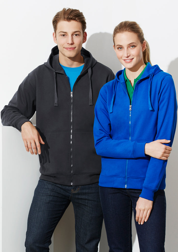 Bizcollection Sw762m Mens Crew Zip Hoodie
