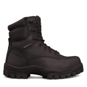 Oliver 45645 L/Up Mid Cut Black Comp Toe